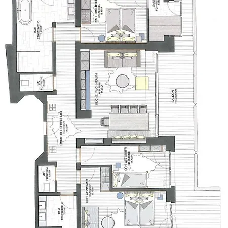 Apartmán Alm 1350 - Ski-in & Ski-out Saalbach-Hinterglemm